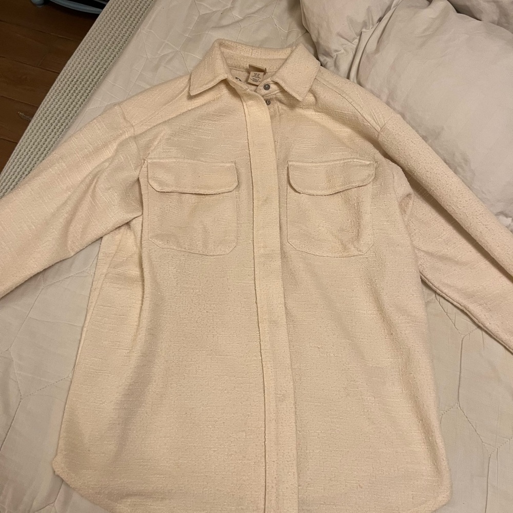 H&M Cream Shacket